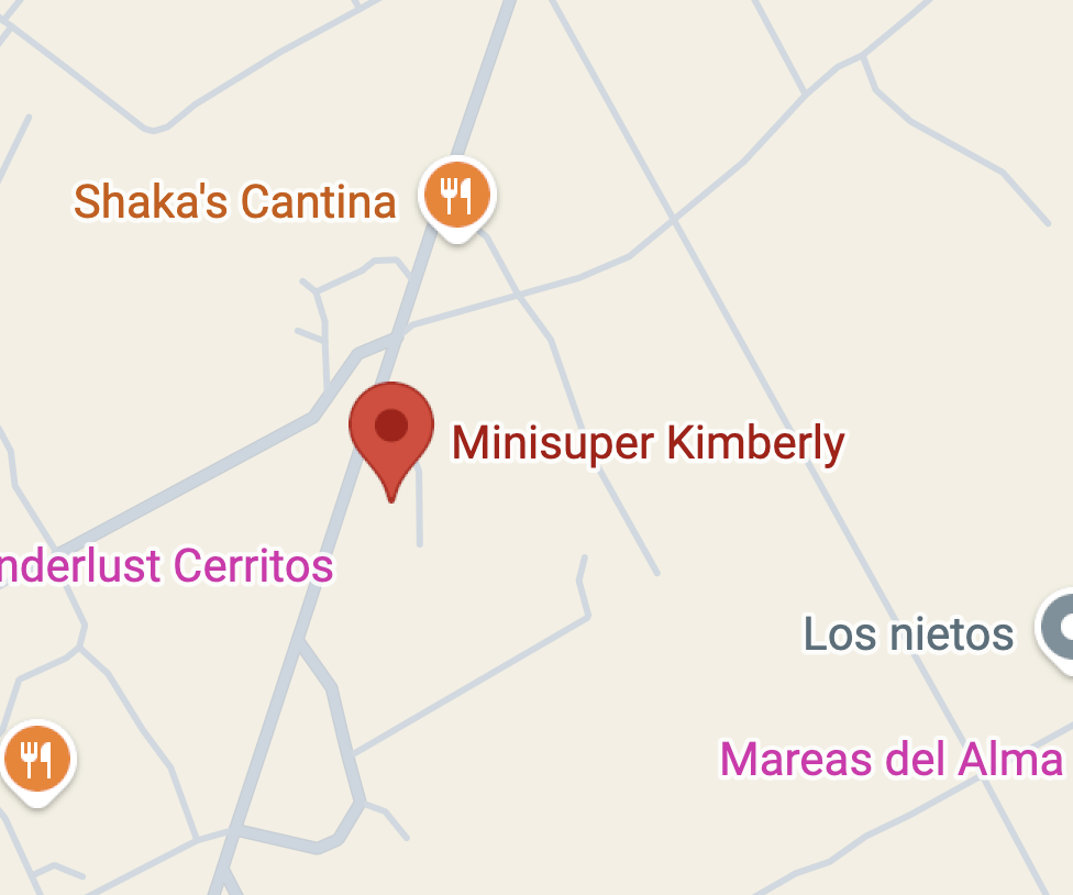 Kimberly's location map
